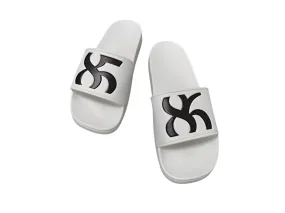 8586: LOGO SLIDE SANDALS