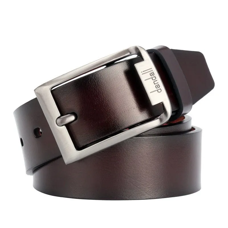 Antique Pin Buckle Men's Leather Belt Casual Men's Belt