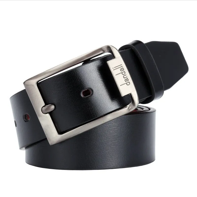 Antique Pin Buckle Men's Leather Belt Casual Men's Belt