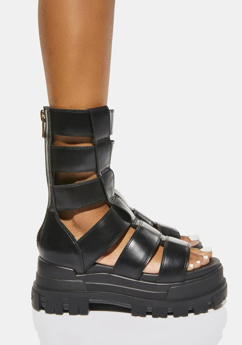 Aspha Zeus Platform Sandals