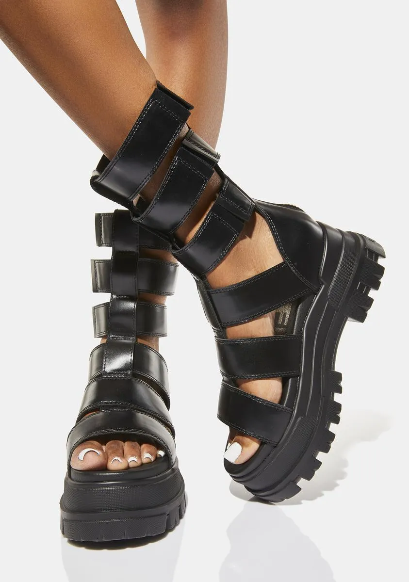 Aspha Zeus Platform Sandals