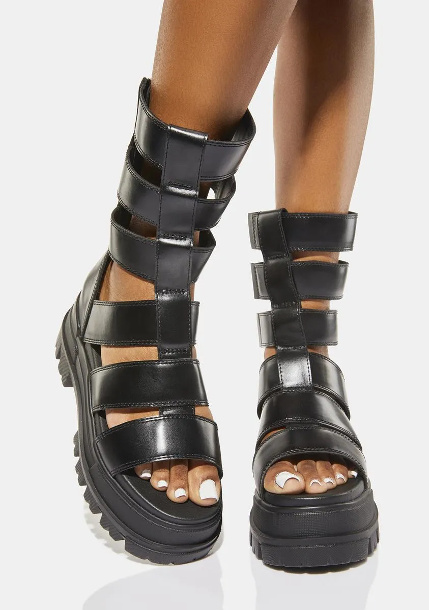 Aspha Zeus Platform Sandals