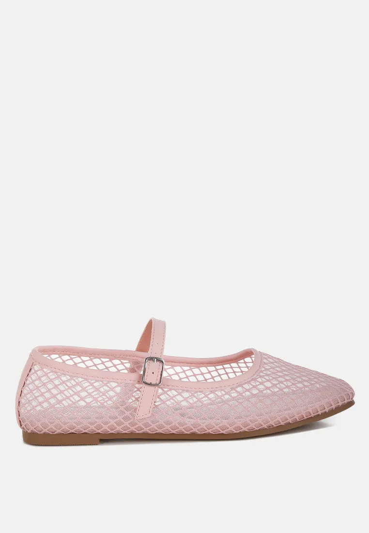 Averona Mesh Mary Jane Flats