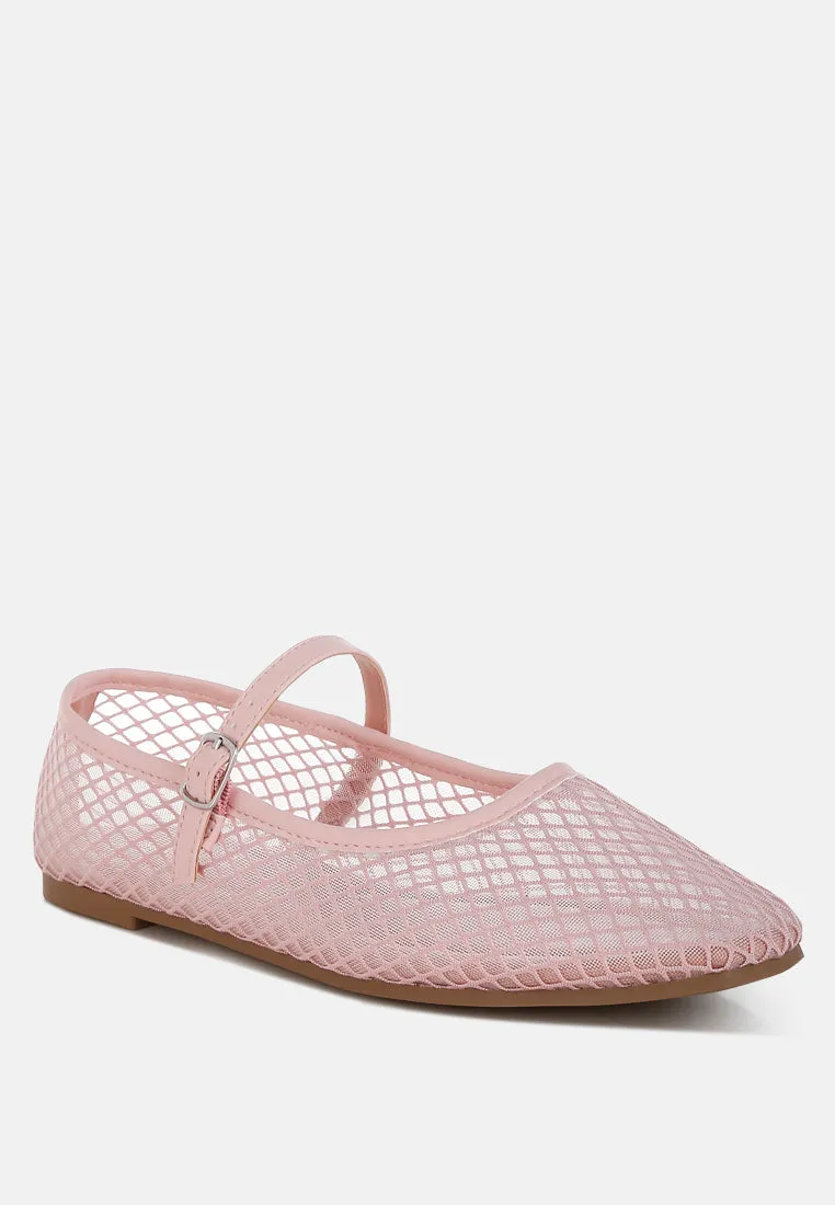 Averona Mesh Mary Jane Flats