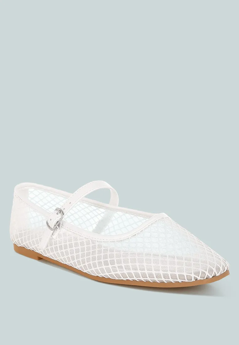 Averona Mesh Mary Jane Flats