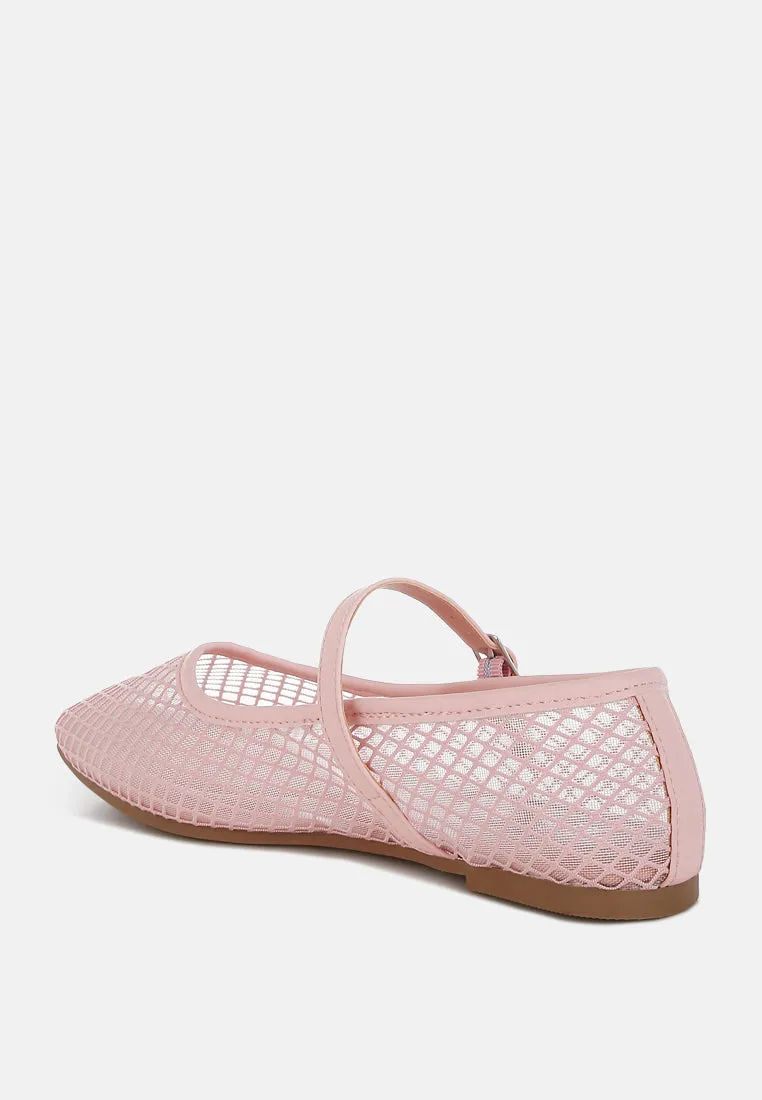 Averona Mesh Mary Jane Flats