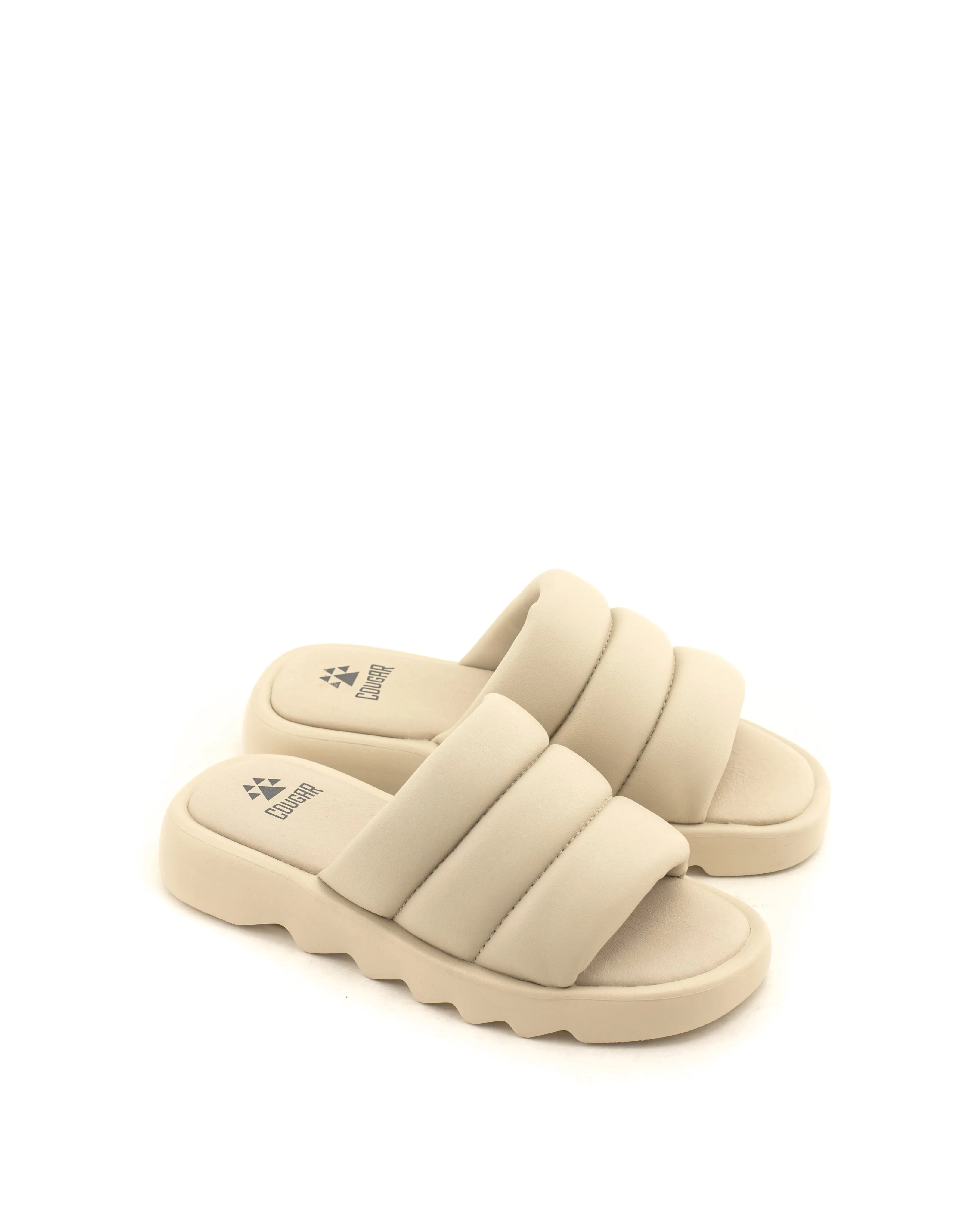 Cougar — Julep Slide Sandal - Oyster