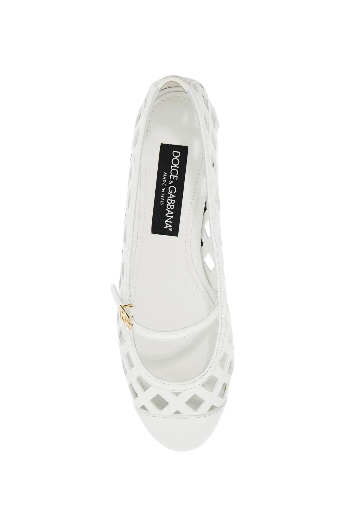 Dolce & Gabbana Perforated Leather Odette