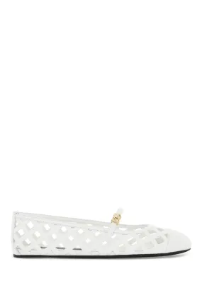 Dolce & Gabbana Perforated Leather Odette