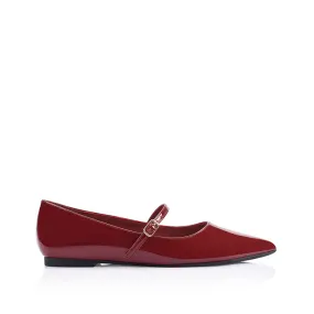 Iguana Mary Jane Flats - Wine Patent