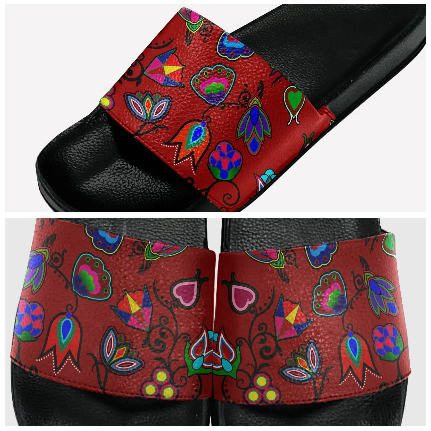 Indigenous Paisley Dahlia Slide Sandals