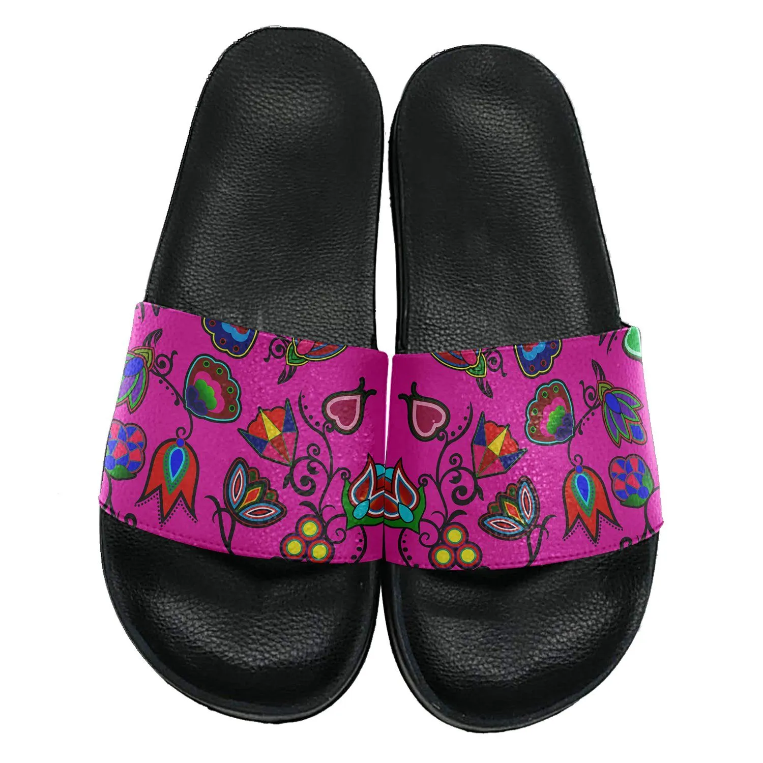 Indigenous Paisley Slide Sandals