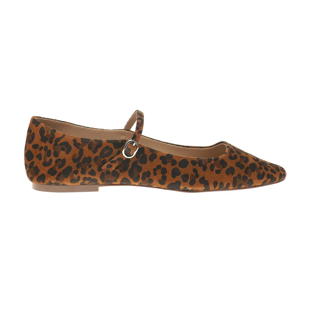 Maple Leopard Ballet Flats