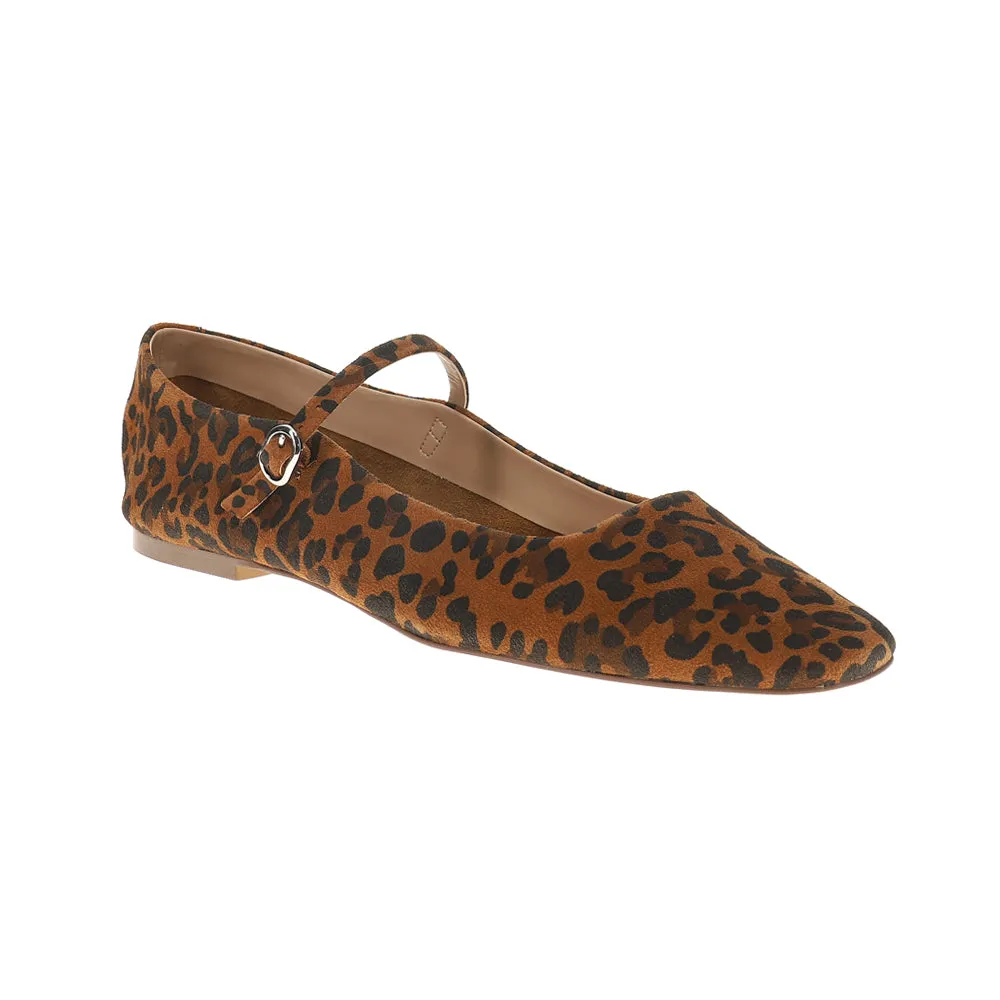 Maple Leopard Ballet Flats