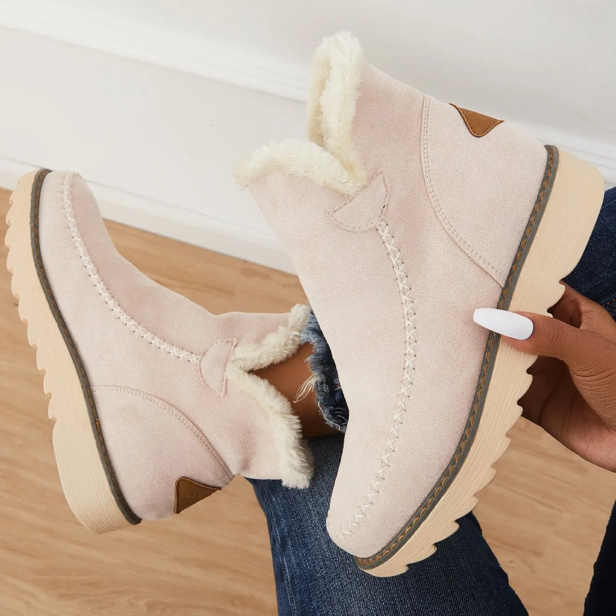 Purpdrank - Classic Non-Slip Ankle Snow Booties