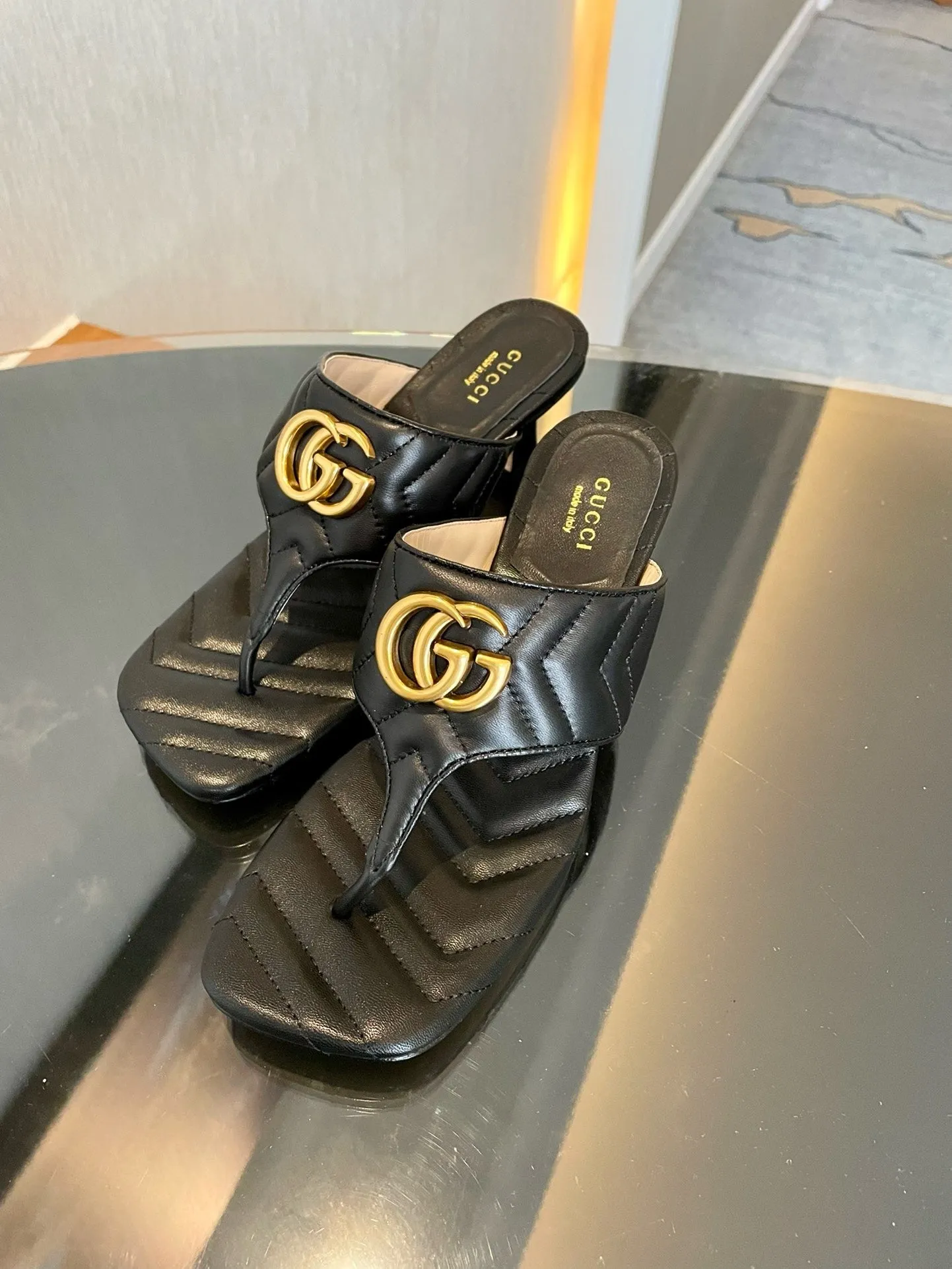 SE1418 Women's Double G Thong Sandal / Size5-11