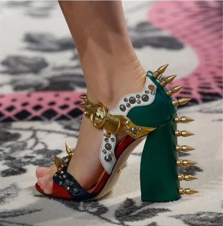 Studded Gladiator Heels