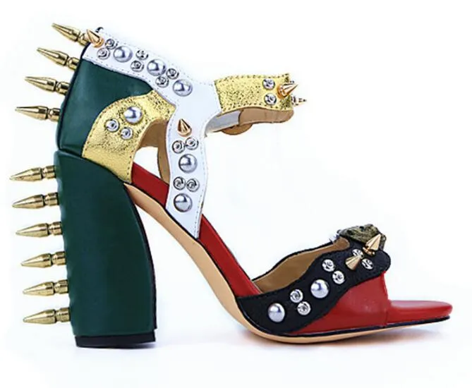 Studded Gladiator Heels