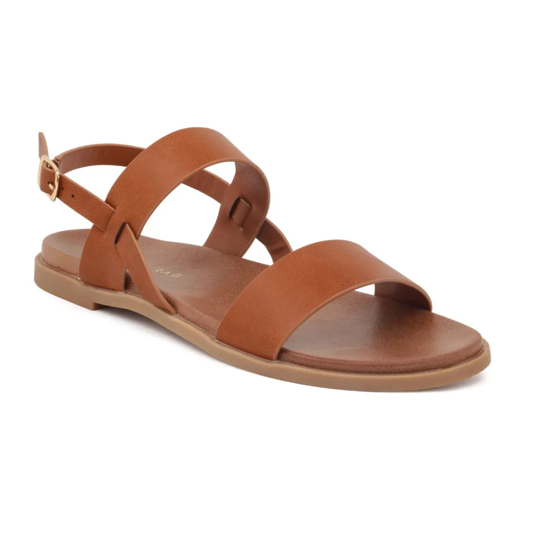 Tan Strappy Slingback Sandal